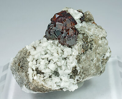 Sphalerite with Dolomite and Calcite.