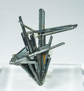 Stibnite with Calcite.