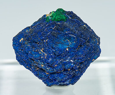 Azurite with Malachite after Cuprite.