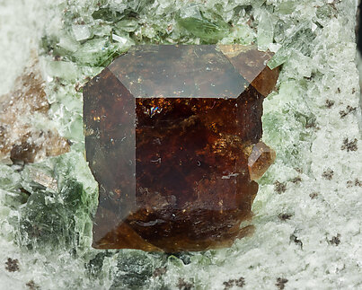 Vesuvianite with Diopside. 