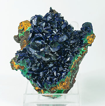 Azurite with Malachite.