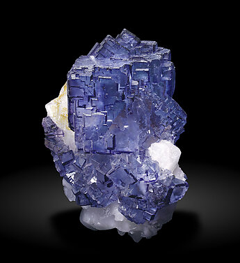 Fluorite with Calcite.