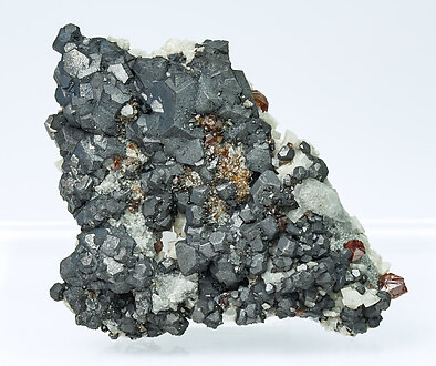 Galena with Sphalerite, Calcite and Dolomite. 