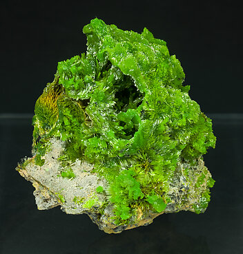 Pyromorphite with limonite.