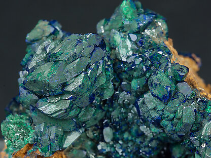 Azurite with Malachite. 