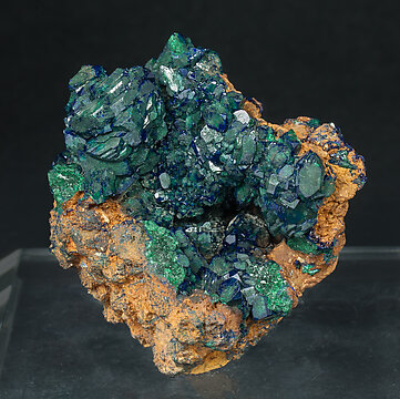 Azurite with Malachite.