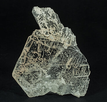 Calcite (variety papierspat). Front