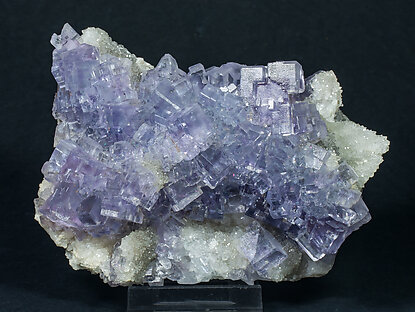 Fluorite with Quartz.