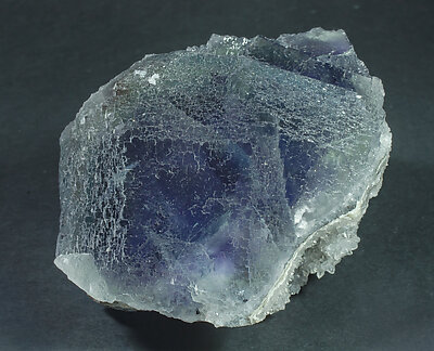 Fluorite with Quartz. Side