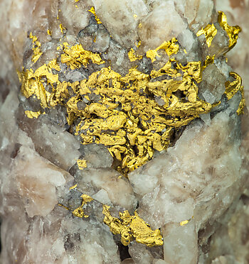 Gold on Quartz. 