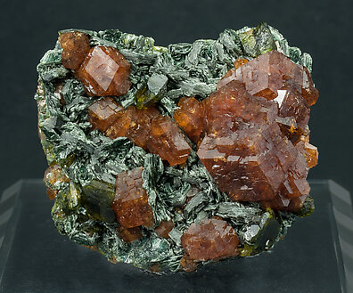 Grossular with Chlorite and Epidote. 
