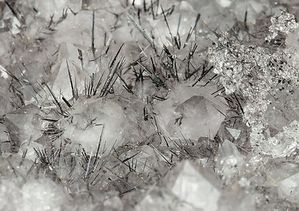 Goethite with Quartz and Calcite. 