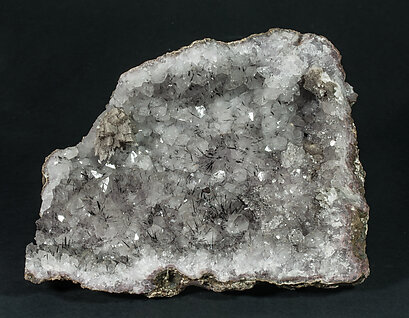 Goethite with Quartz and Calcite. 