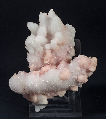 Rhodochrosite with Quartz.