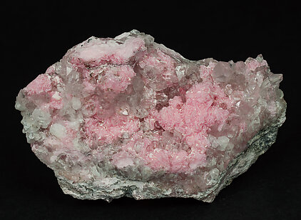 Rhodochrosite with Quartz.