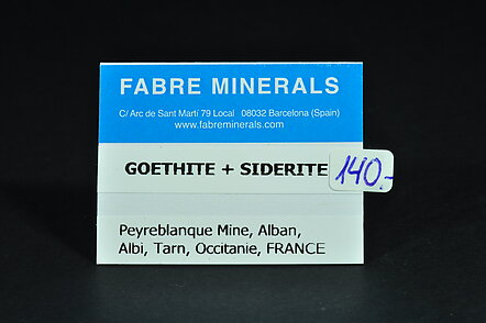 Goethite coating Siderite