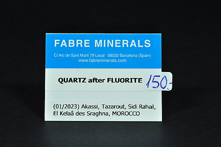 Quartz after Fluorite