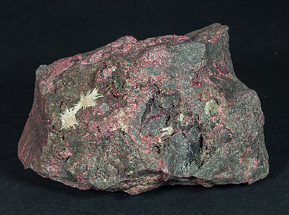 Cinnabar with Mercury and Gypsum.