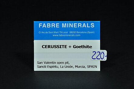Cerussite with Goethite