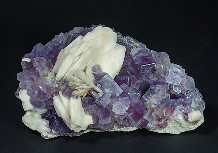 Fluorite with Baryte. 