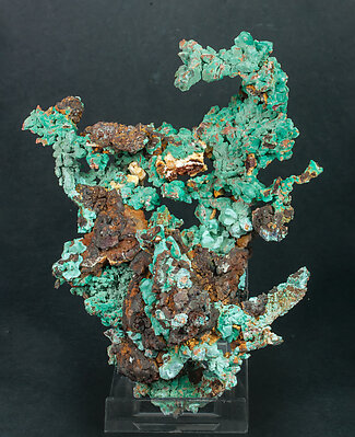 Copper with Malachite. Side