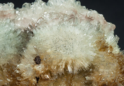 Hemimorphite with Calcite. 