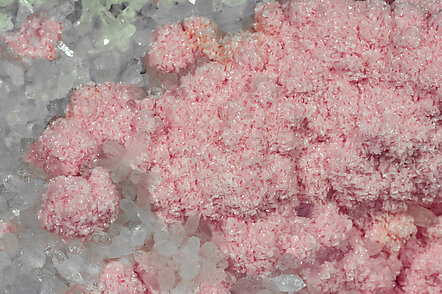 Rhodochrosite with Quartz and Sphalerite. 