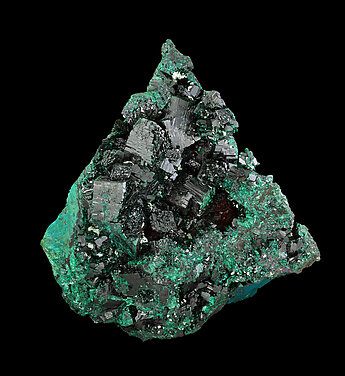 Malachite xx with Baryte. Photo: Soldevilla