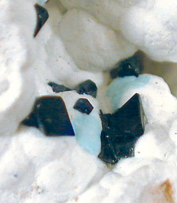 Henmilite with Olshanskyite. 