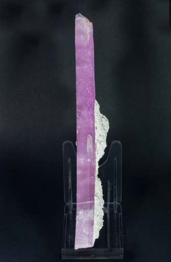 Spodumene (variety kunzite) with Feldspar and Mica. Side