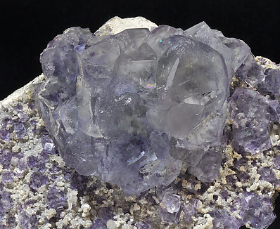 Fluorite, Muscovite, Quartz, Arsenopyrite. 