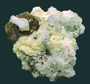 Baryte, Calcite, Fluorite. 