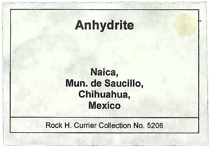 Anhydrite, Calcite