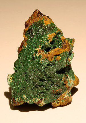 Malachite, Chalcopyrite. 