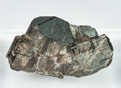 Cassiterite (twinned).