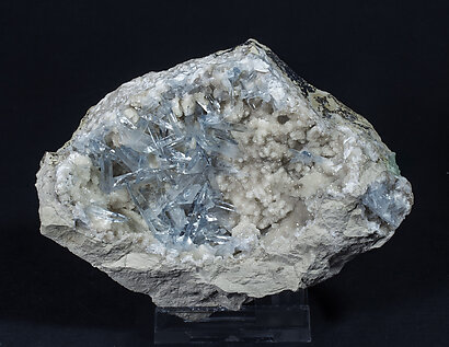 Celestine, Calcite.