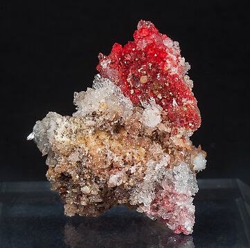 Cinnabar, Gypsum, Calcite.