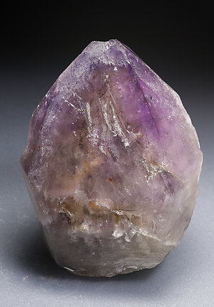 Quartz (variety amethyst) with Quartz (variety smoky). 