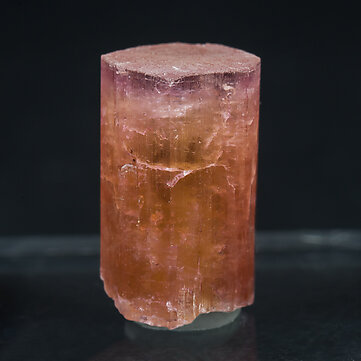 Elbaite-Schorl Series (variety rubellite), Feldspar. Rear