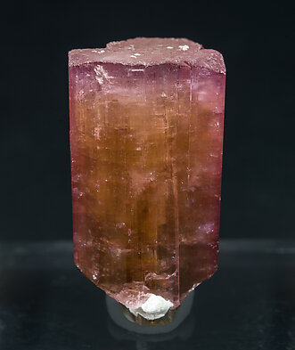 Elbaite-Schorl Series (variety rubellite), Feldspar.