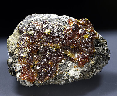 Sphalerite, Galena, Dolomite.