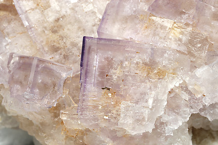 Fluorite, Calcite, Baryte and Quartz. 