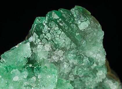 Fluorite, Quartz. Detail