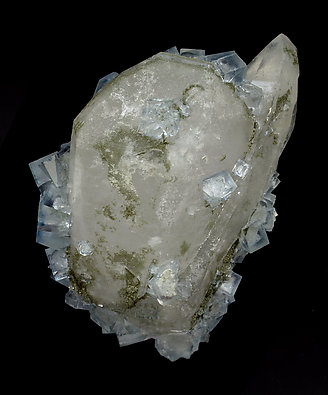 Quartz with Muscovite inclusions, Fluorite, Dolomite. 