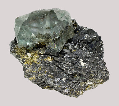 Fluorite, Pyrite, Sphalerite, Quartz.
