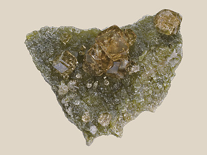 Grossular (variety hessonite), Clinochlore. 