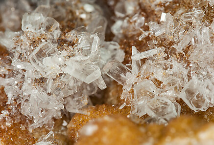 Hemimorphite, Smithsonite. Detail 1