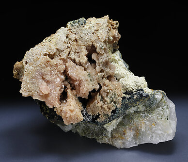 Hureaulite, Rockbridgeite, Quartz. 