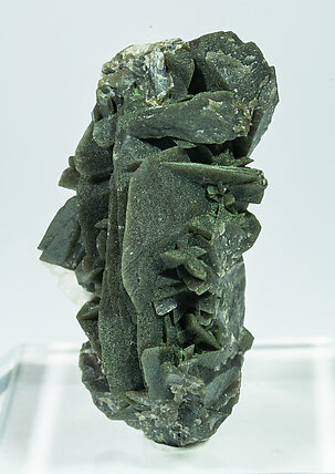 Orthoclase (variety adularia), Chlorite.