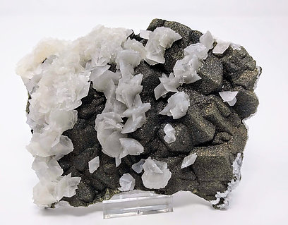 Pyrite, Calcite.